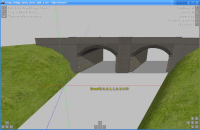 Original bridge object, sheared to the right--click to enlarge